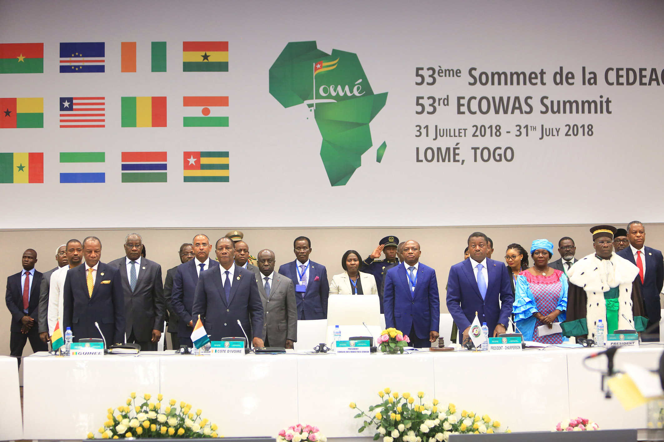 SOMMET CEDEAO: LA CRISE TOGOLAISE AU COEUR DES TRAVAUX