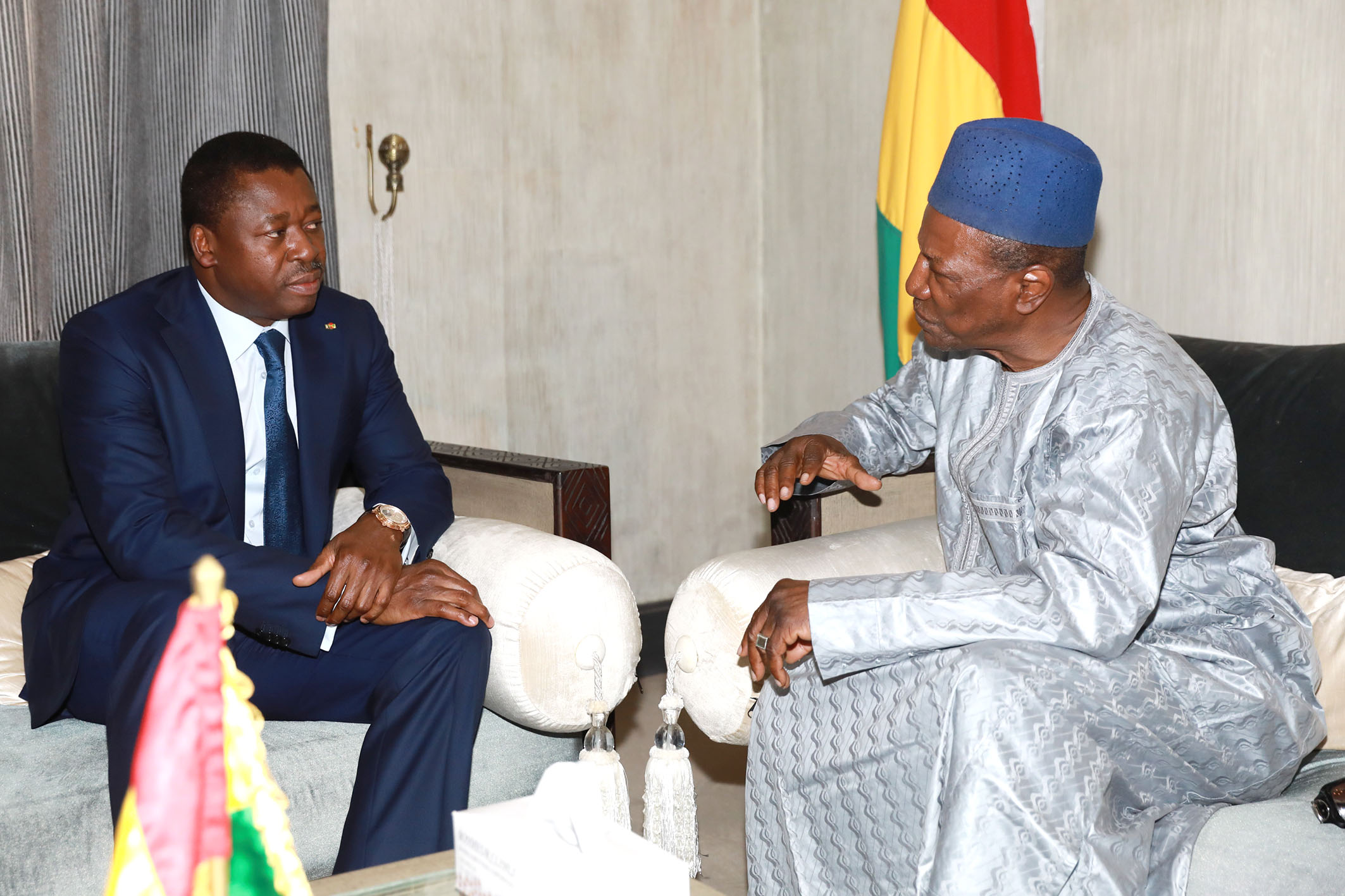 LE PRESIDENT FAURE GNASSINGBE EN GUINEE